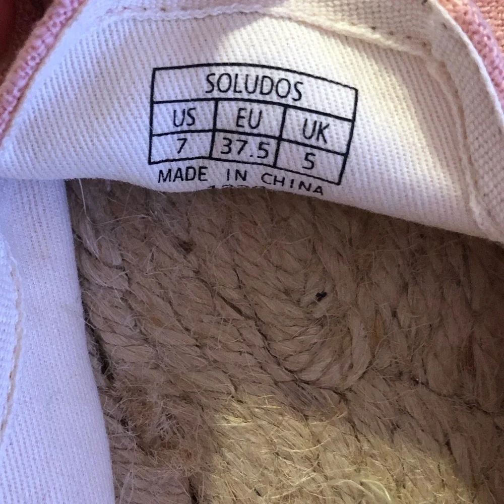 SOLUDOS Ciao Bella Platform Espadrille Pink
